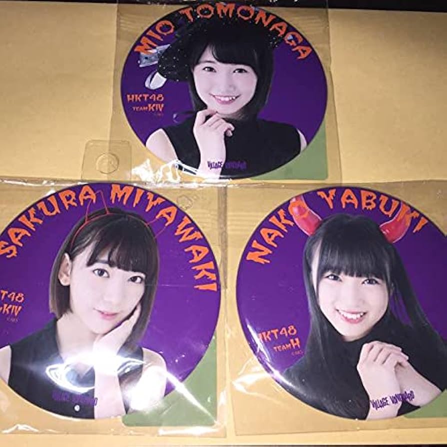 HKT48 ヴィレッジヴァンガード 限定 ハロウィン 缶バッジ 検